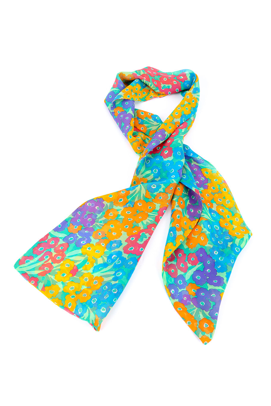 Silk blouse and scarf by Ognibene Zendman flat lay scarf  @recessla