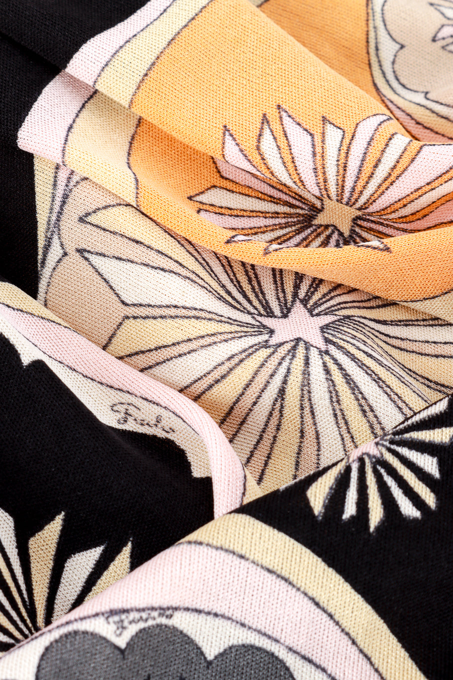 Geo Floral Print Dress by Pucci fabric detail @RECESS LA