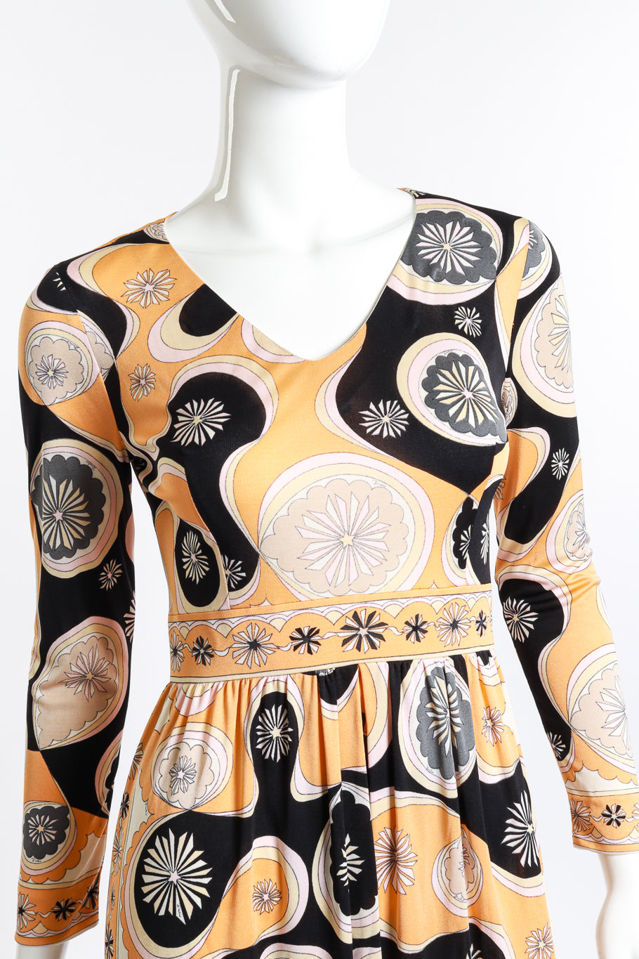 Geo Floral Print Dress by Pucci front detail mannequin @RECESS LA