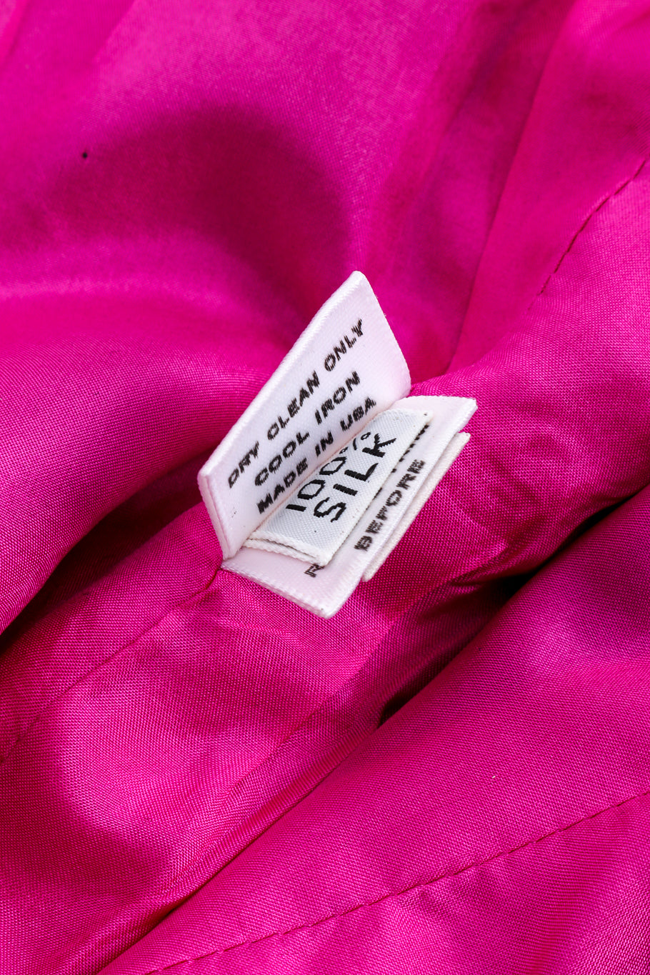 Vintage Patricia Rhodes Crystal Trim Carwash Dress content label @recess la