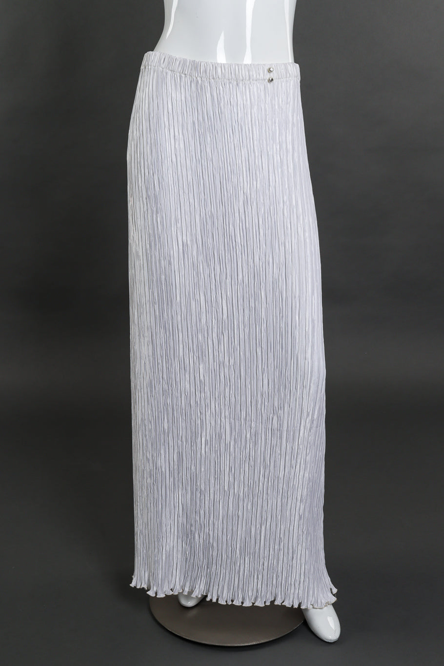Vintage Pierre Labiche Pleated Maxi Skirt on mannequin @recessla