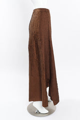 Textured three piece set by Issey Miyake on mannequin skirt only side @recessla