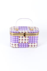 Vintage JB Lou Gingham Box Bag & Scarf Set bag front @recess la