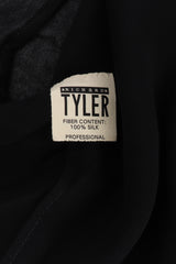 Vintage Richard Tyler Silk Bolero Top and Pants Set top secondary signature and fabric content label closeup @Recessla
