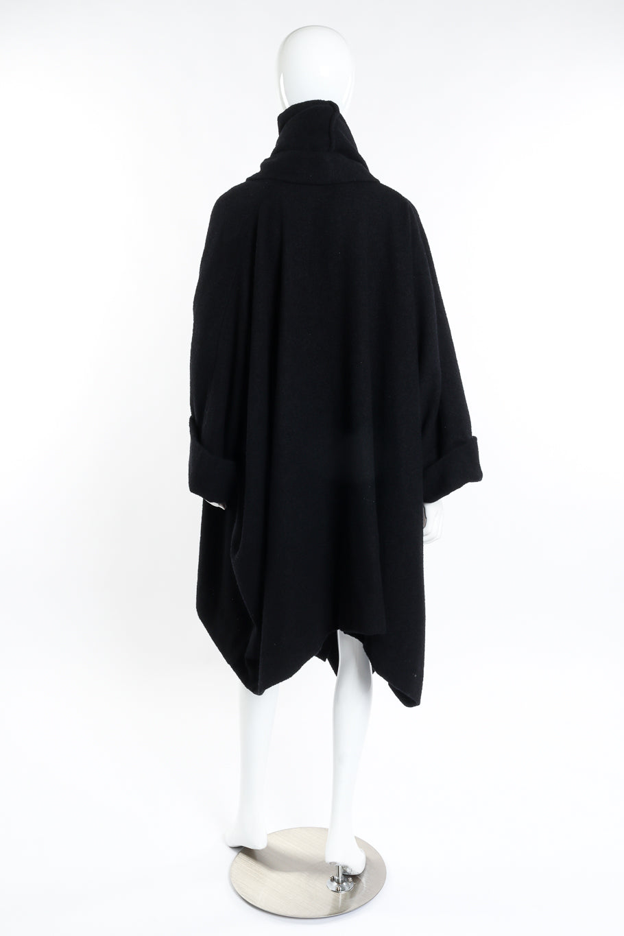Vintage Romeo Gigli Nubby Wool Duster back on mannequin @recess la