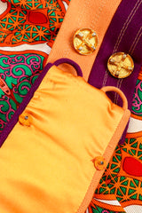 Paisley Scoopneck Dress by Ronal Amey belt @recess LA