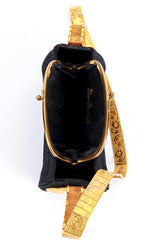 Vintage Harry Rosenfeld Quilted Medallion Shoulder Bag coin purse interior @recess la