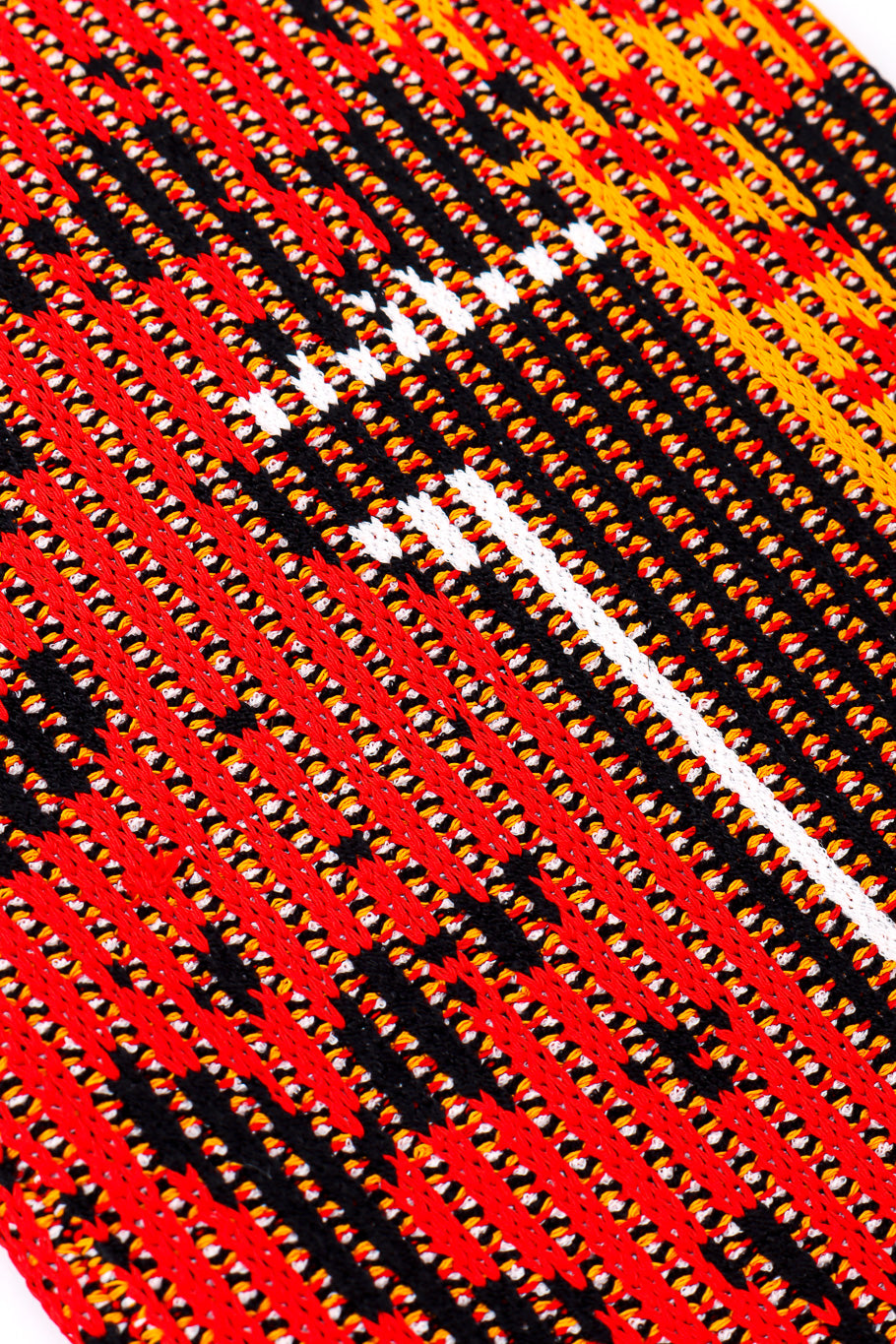 Rudi Gernreich 2018 F/W Graphic Knit Pant knit fabric closeup @Recessla
