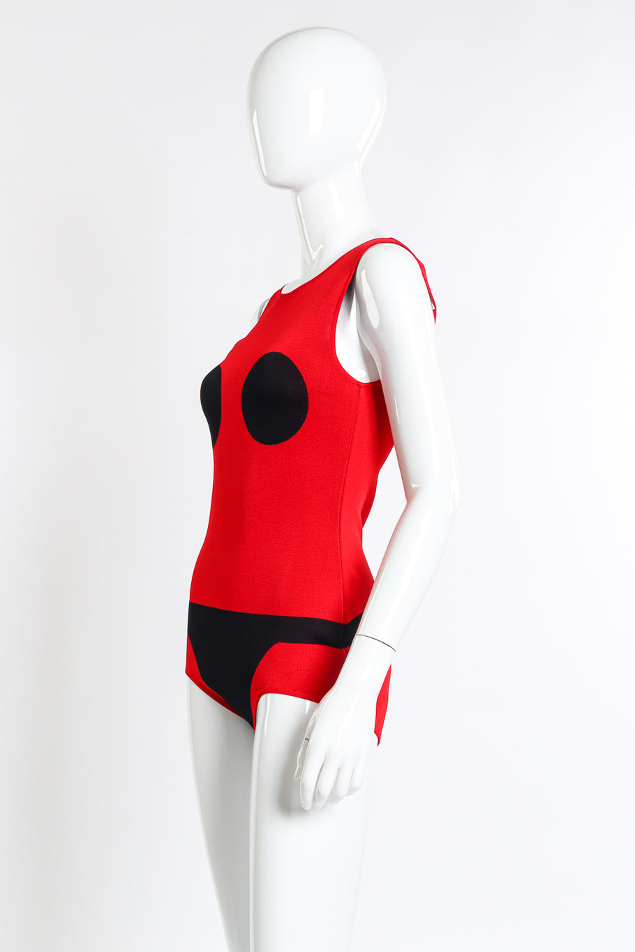 Rudi Gernreich Bikini Knit Bodysuit side on mannequin @recess la