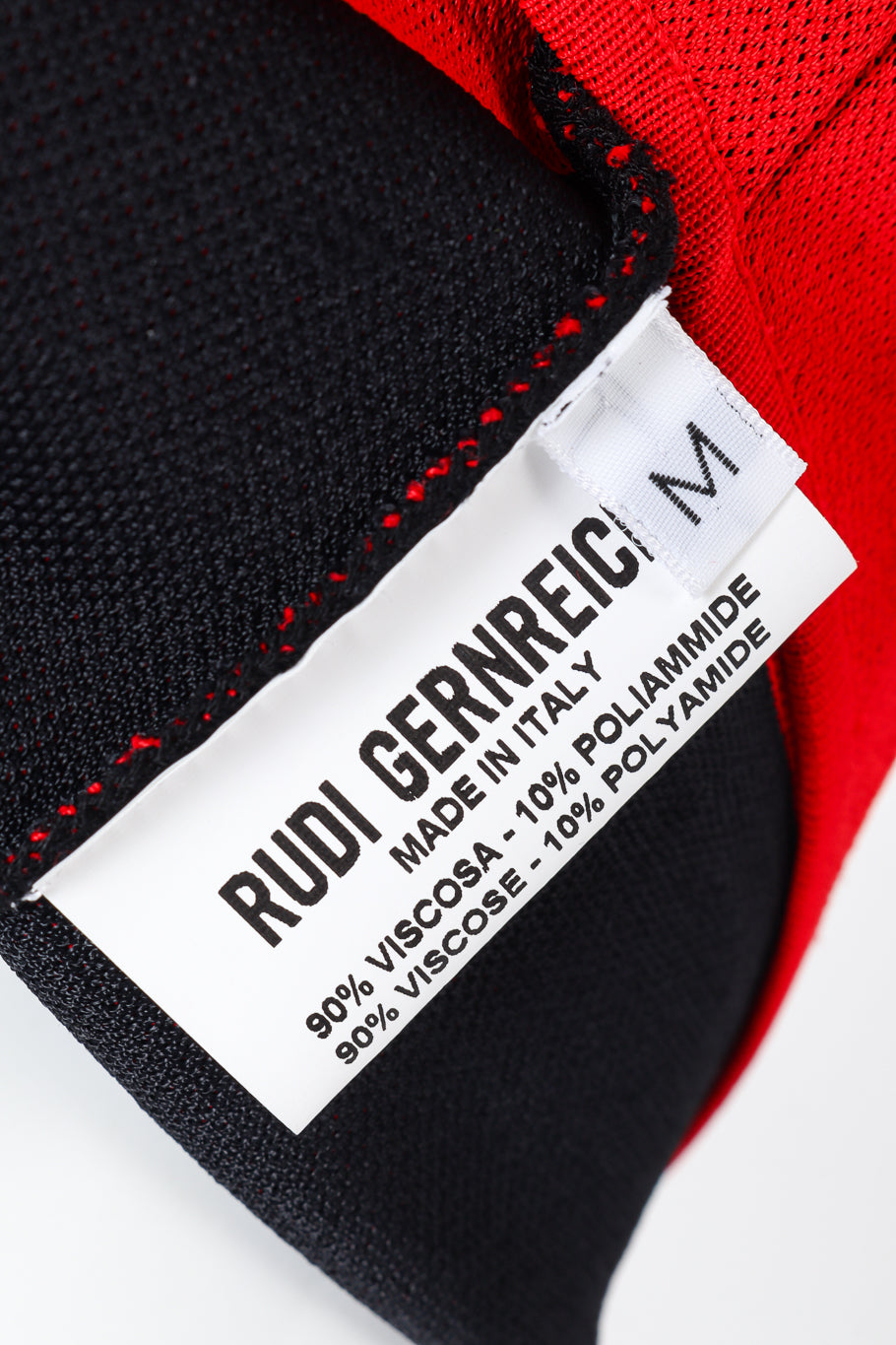 Rudi Gernreich Bikini Knit Bodysuit content label @recess la