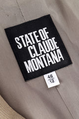 Jacket and pant suit set by State of Claude Montana jacket label @recessla