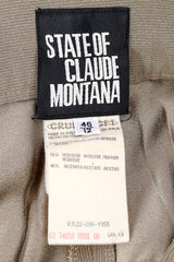 Jacket and pant suit set by State of Claude Montana pants label @recessla
