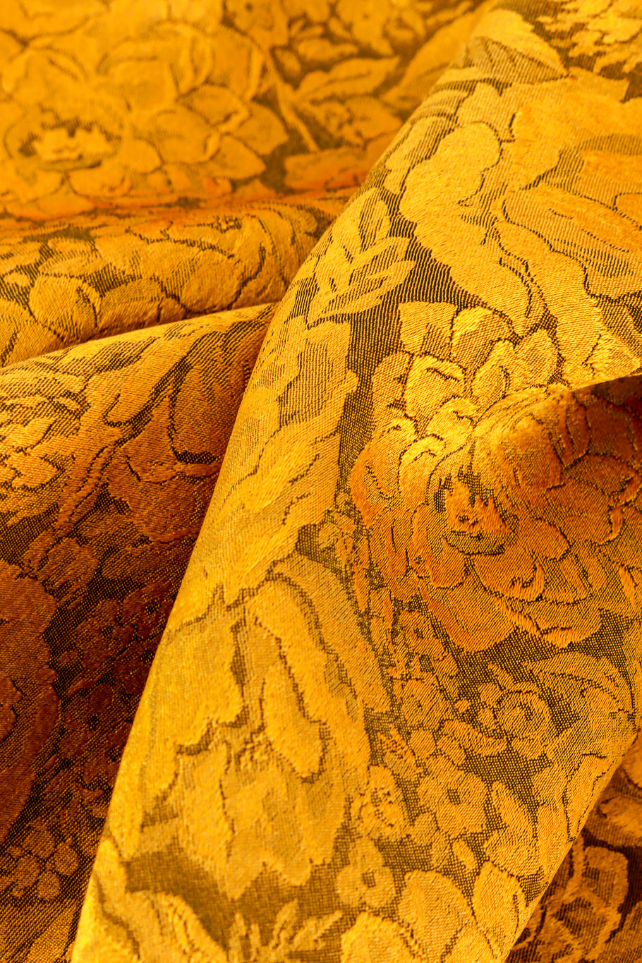 Saint Laurent Pussybow Brocade Blouse fabric detail @RECESS LA