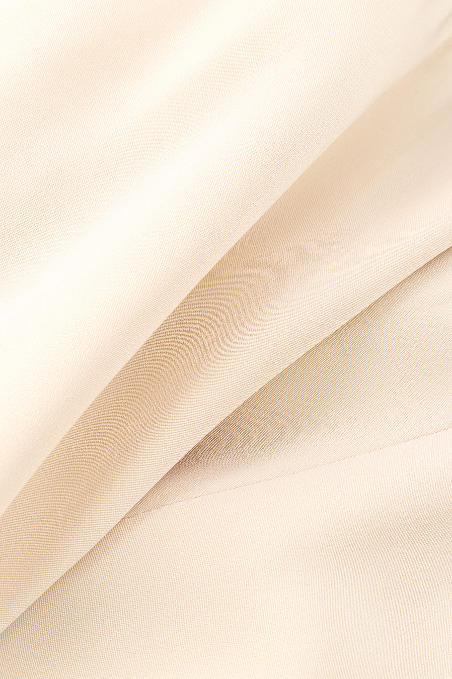 Vintage Sansappelle Beaded Chainmail Dress cream fabric closeup @Recessla