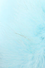 Vintage Sears Marabou Trim Robe & Chemise Set stained feather closeup @recess la