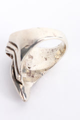 Sterling Silver Devil's Tongue Ring patina @RECESS LA