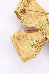 Vintage Atwood & Sawyer Rhinestone Bow Brooch cartouche @recessla