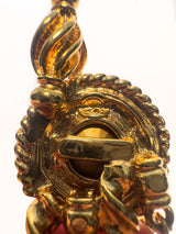 Vintage St. John Beaded Crystal Drape Belt cartouche @recess la
