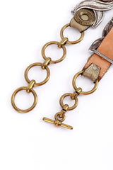 Streets Ahead Leather X Belt closure @RECESS LA