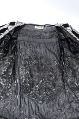 Vintage Swee Lo Metallic Sequin Star Jacket view of interior @recess la