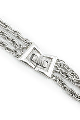 Vintage Trifari Layered Chandelier Pendant Necklace clasp @recess la