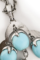 Vintage Trifari Layered Chandelier Pendant Necklace cartouche @recess la