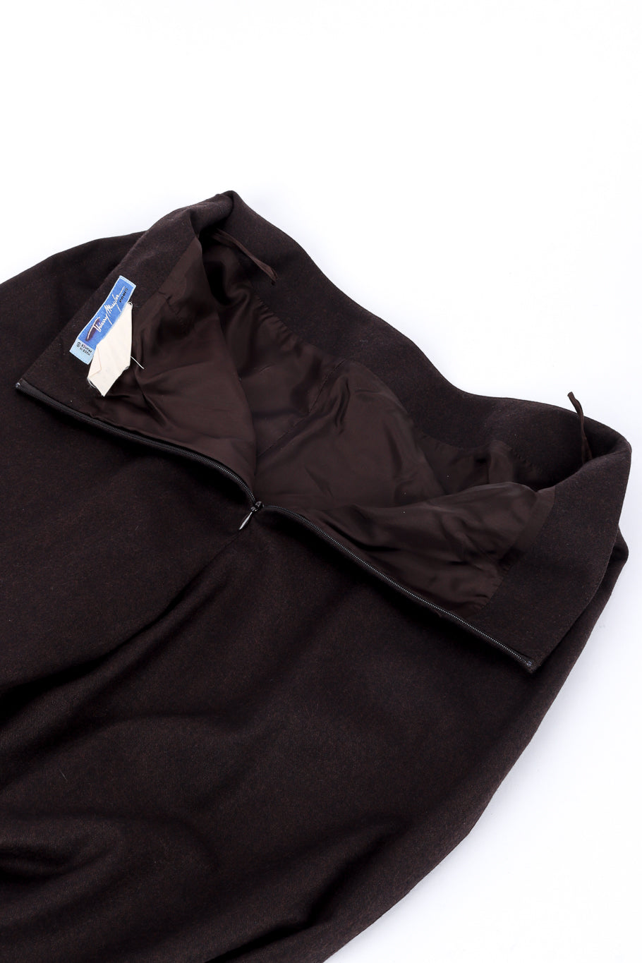 Vintage Thierry Mugler Sculpted Pantsuit pant unzipped @recessla