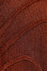 Vintage Thierry Mugler Metallic Cable Cardigan fabric closeup @recessla