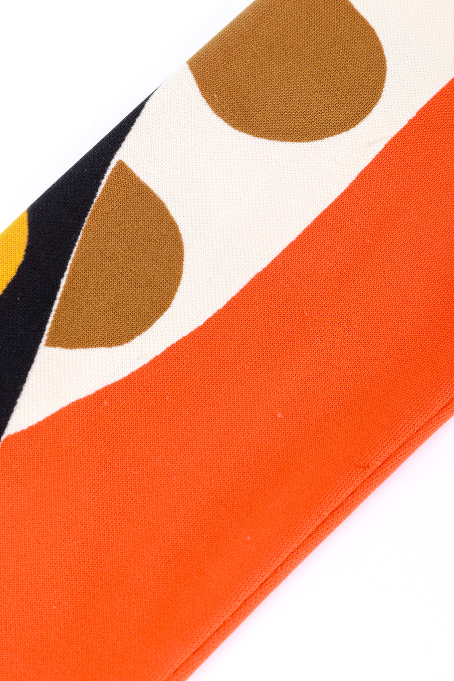 Vintage Vera Neumann Mod Circle Print Dress snag marks closeup @recess la