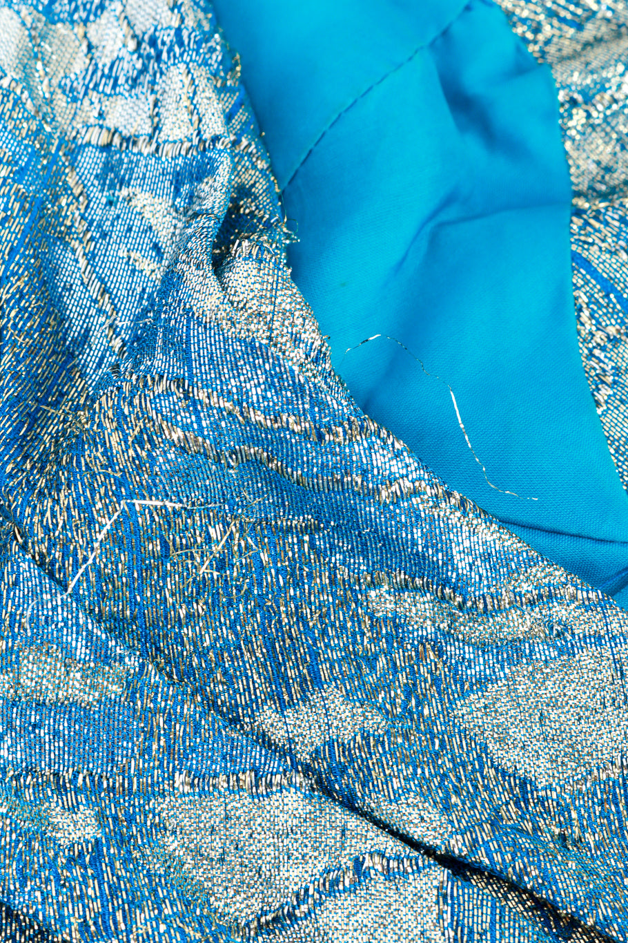 Ungaro Metallic Mermaid Gown frays @RECESS LA