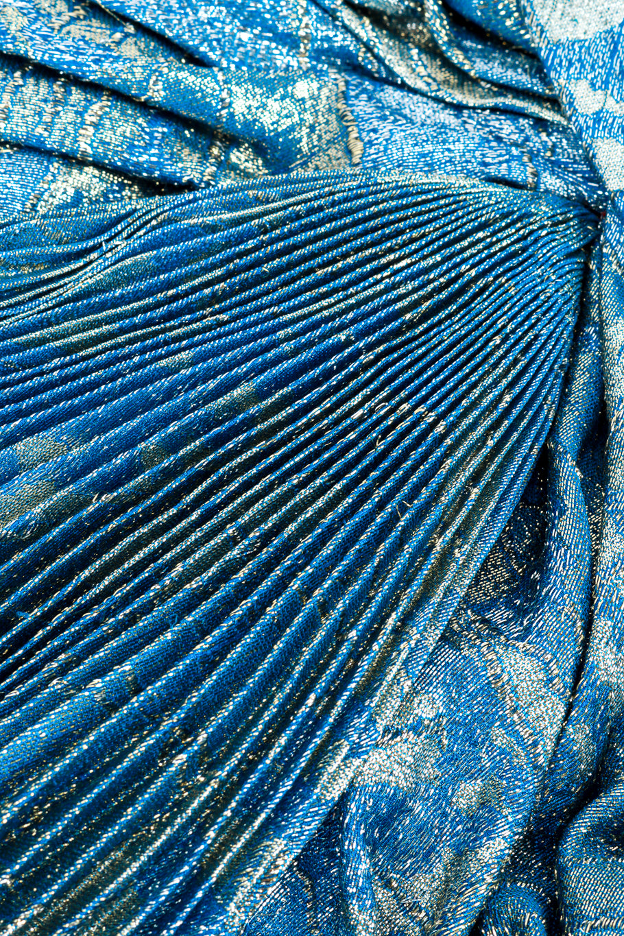 Ungaro Metallic Mermaid Gown fabric detail @RECESS LA