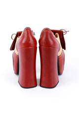 Vivienne Westwood Elevated Kiltie Bootie back @RECESS LA