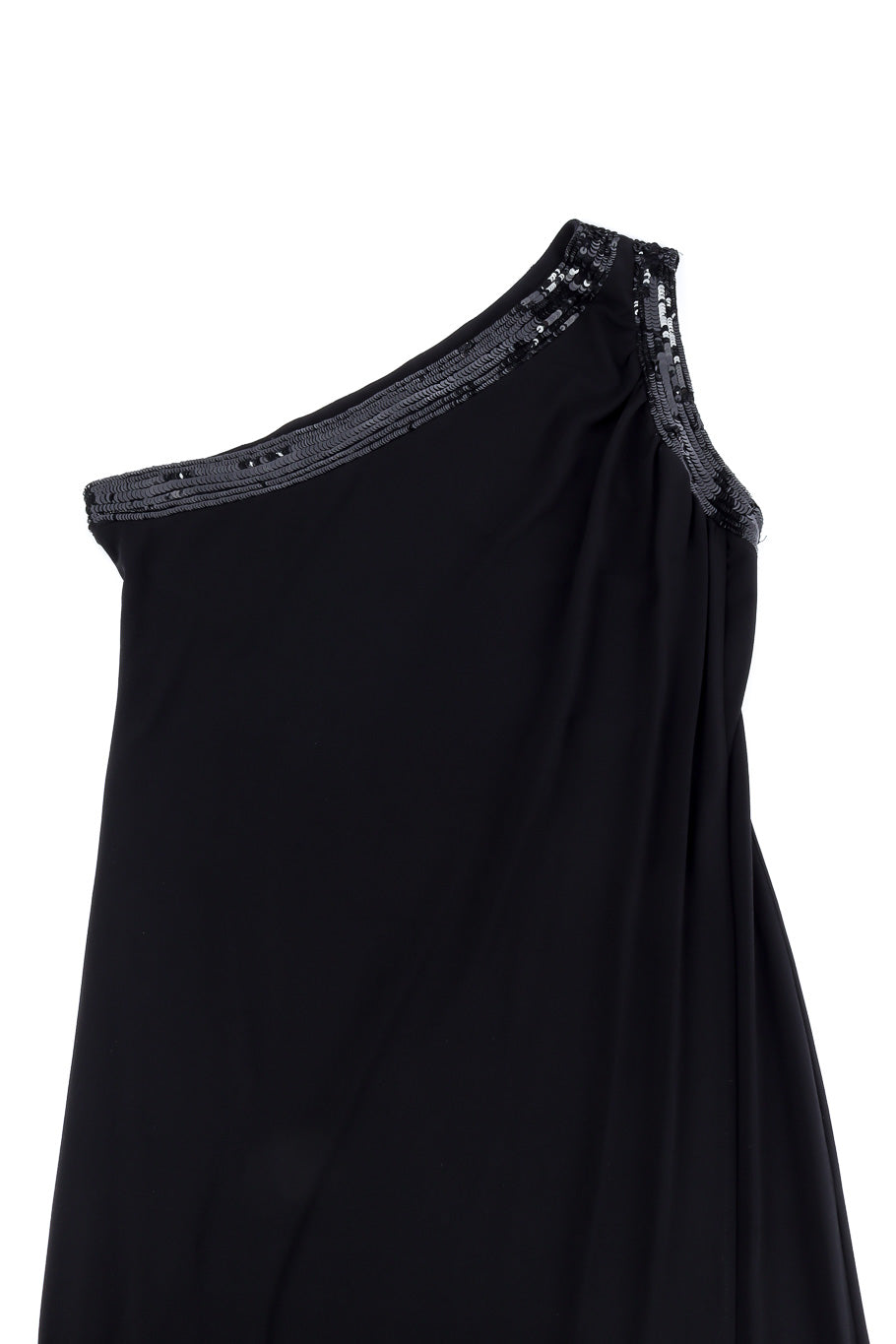Valentino one shoulder sequin gown flat-lay @recessla