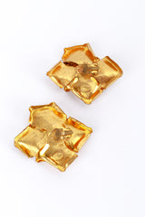 Hervé Van der Straeten Gold Gilded Flower Earrings back @RECESS LA