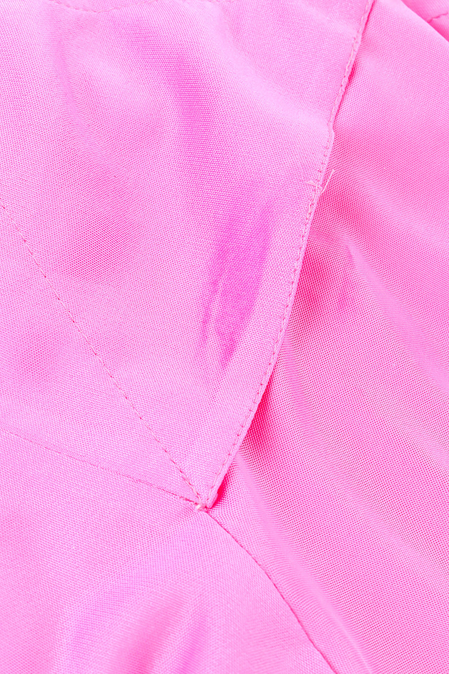 Versace Ruche One-Shoulder Dress stain on lining closeup @Recessla