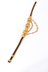 Vintage Lion Face Chain Drop Belt front extended @recessla