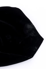 Vintage Fur Trim Velvet Shawl scuff on panel hem @recessla