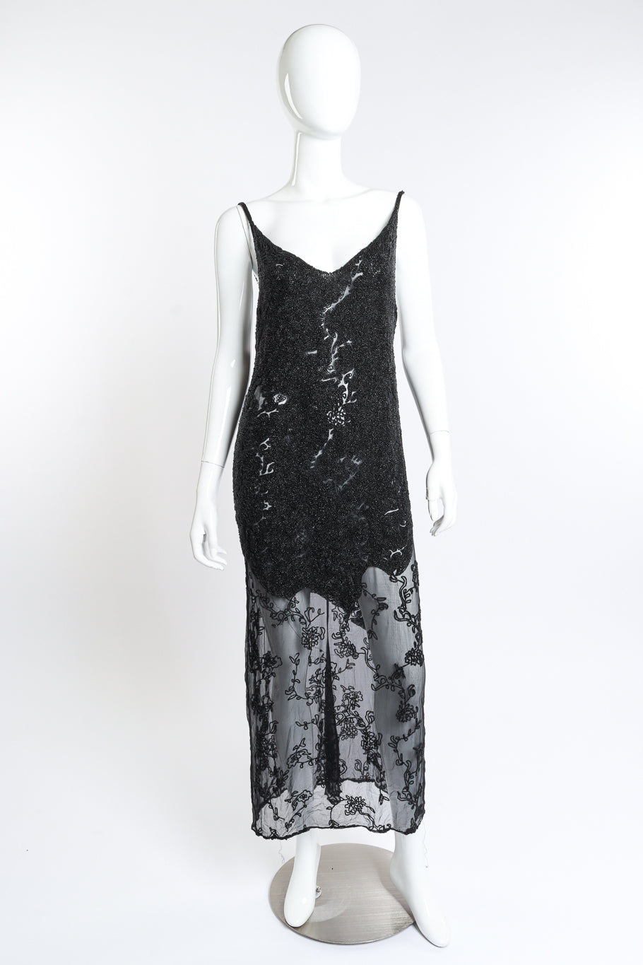 Alberta Ferretti Beaded Maxi Dress on mannequin @RECESS LA