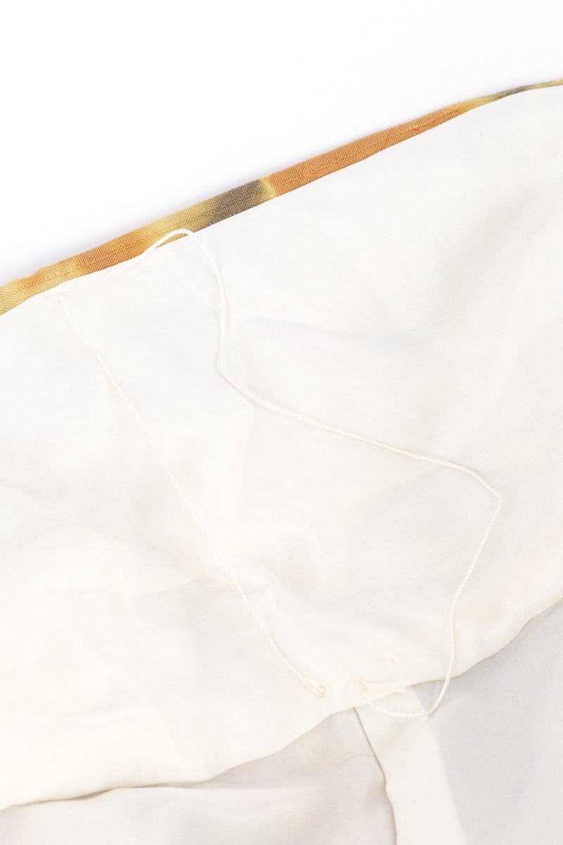 Vintage Shibori Tie Dye Kimono threaded loop closeup @recess la