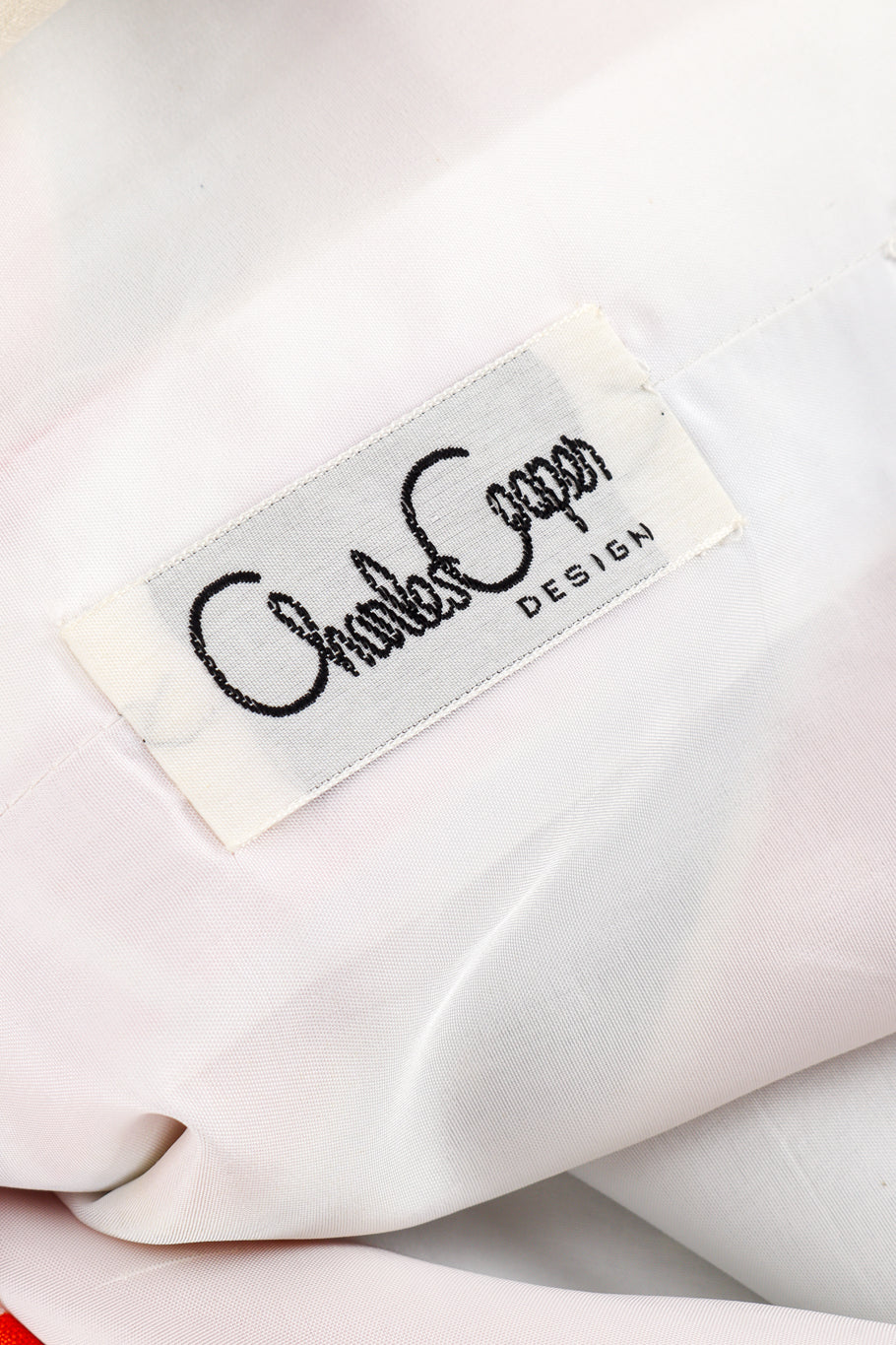 Vintage Charles Cooper Mod Flower Blouse, Pant & Sash Set signature label @recess la