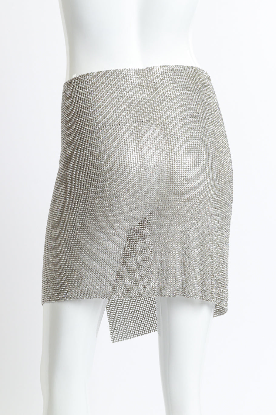 Vintage Rhinestone Wrap Skirt back on mannequin @RECESS LA