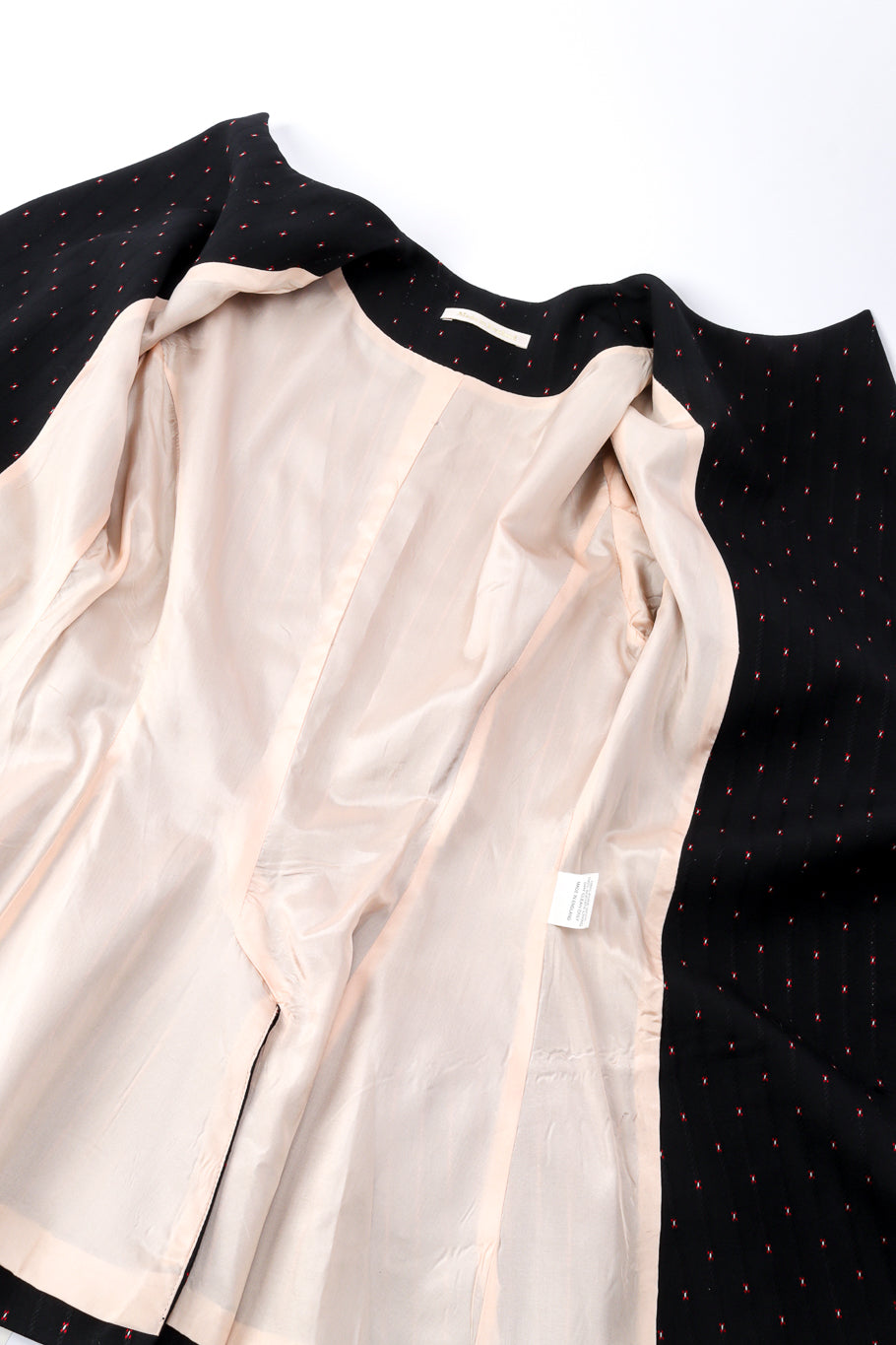 Peplum Flare Jacket & Skirt Suit by Vivienne Westwood jacket lining @recessla