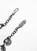 Vintage YSL Crystal Riviere Collar Necklace II signature @recess la