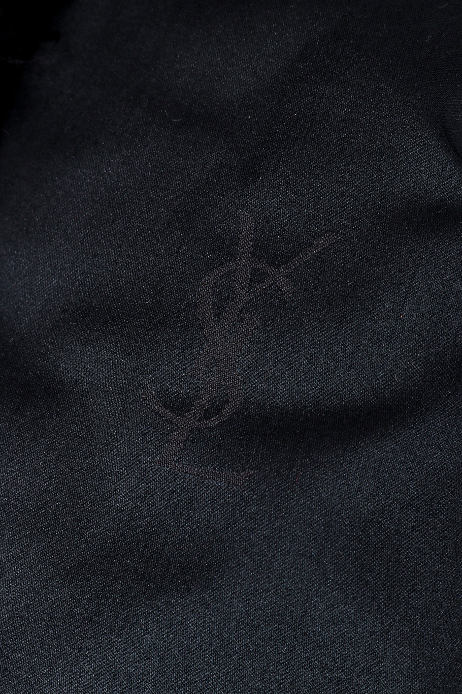 Yves Saint Laurent Mongolian Fur Jacket lining closeup @recessla