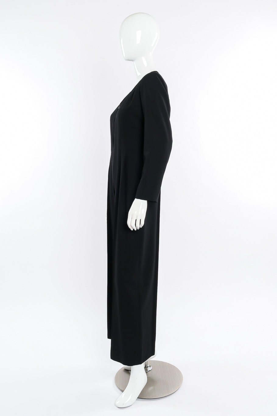 Wool pantsuit by Yves Saint Laurent Rive Gauche on mannequin side  @recessla