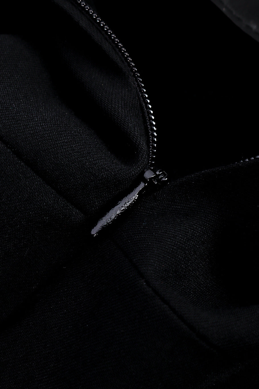 Wool pantsuit by Yves Saint Laurent Rive Gauche zipper close  @recessla