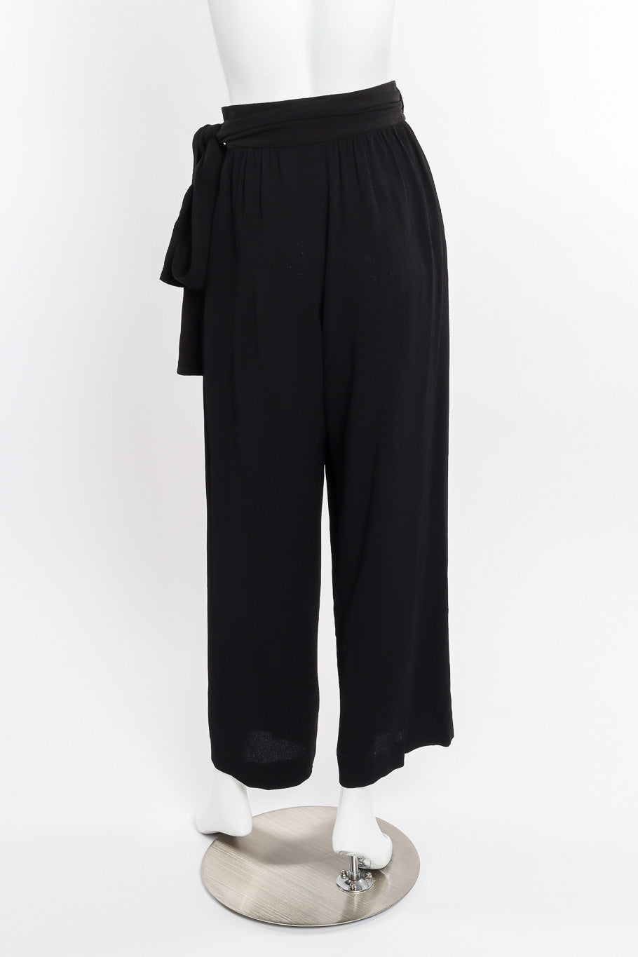 Wrap trouser by Yves Saint Laurent on mannequin back @recessla