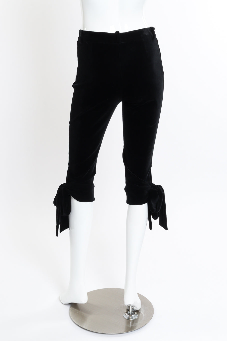 Vintage Yves Saint Laurent 2002 F/W Velvet Bloomer Pants back on mannequin @recessla
