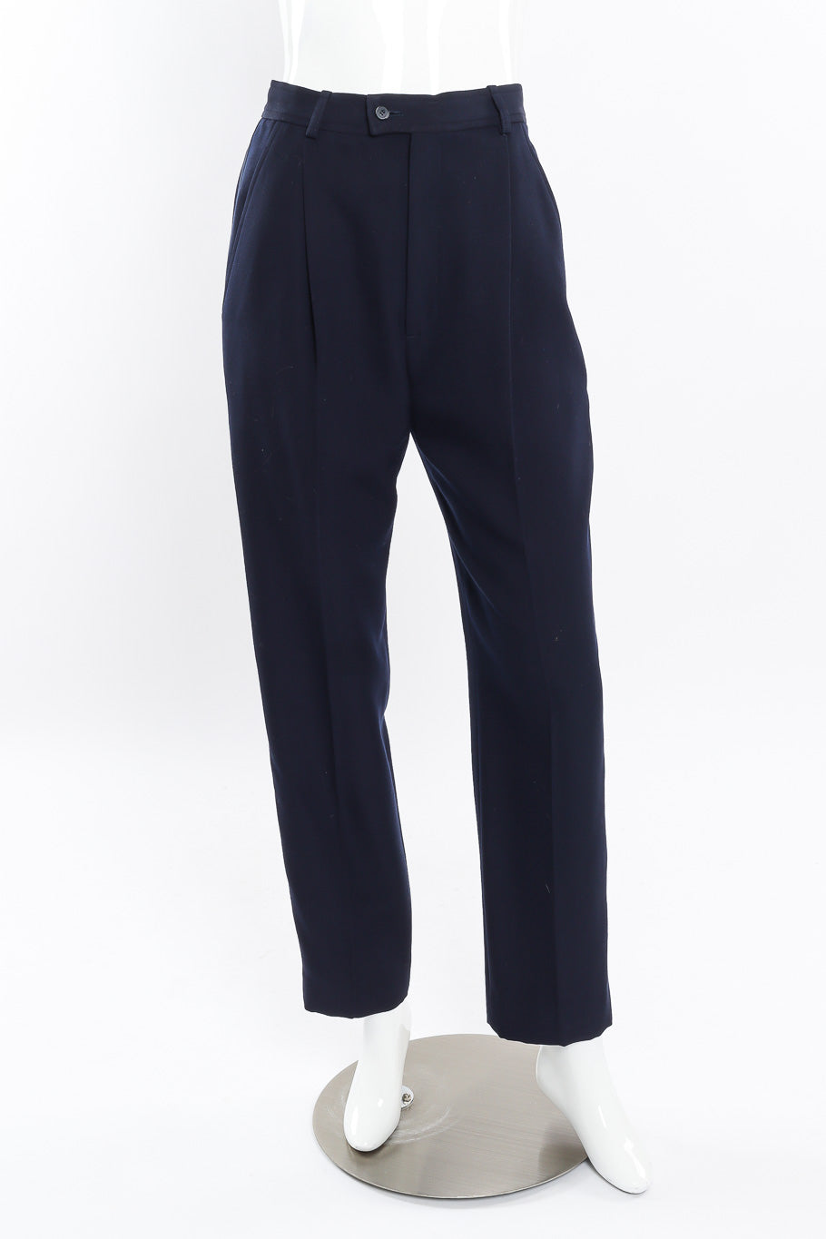 Wool Longline Blazer & Pant Set on mannequin pants only front @recessla