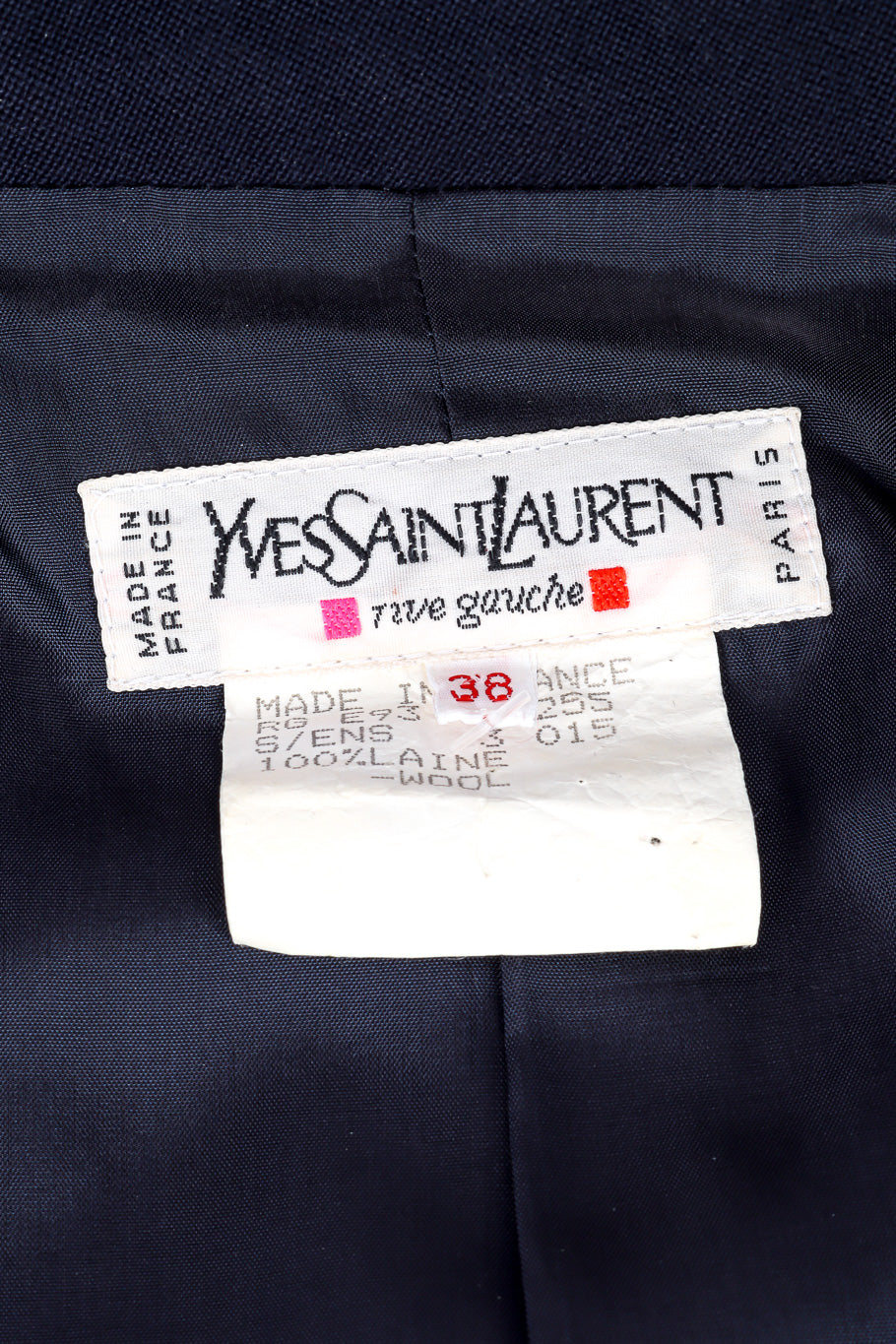 Wool Longline Blazer & Pant Set flat lay jacket label @recessla